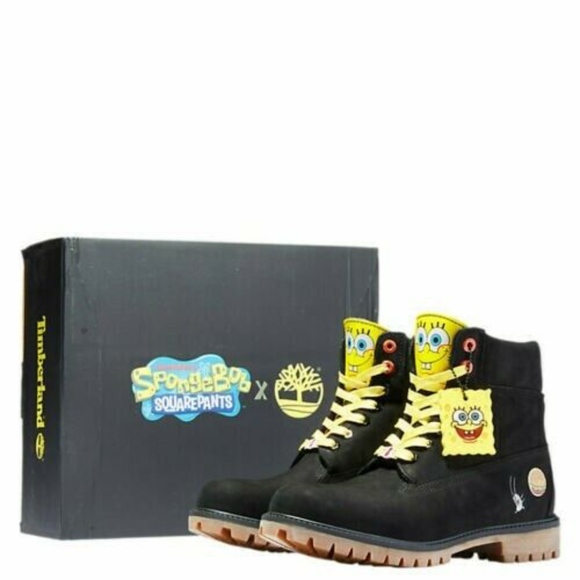 spongebob timberland boots